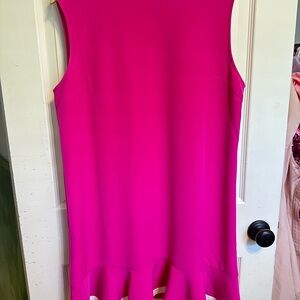 Vibrant Pink Sleeveless Dress